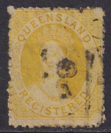 Australia - Queensland 1861 SC F2 Used