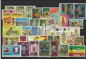 Ghana Stamps - including some Famous people Ref 24963