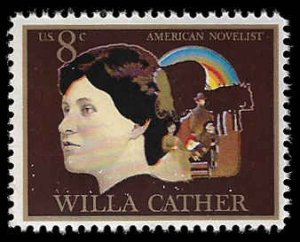 U.S. #1487 MNH; 8c Willa Cather (1973) (3)