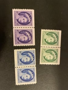 Canada sc 345-348 MH pairs