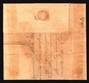 Straits Settlements EARLY 1826 Stampless Merchant Letter to London - Z14688