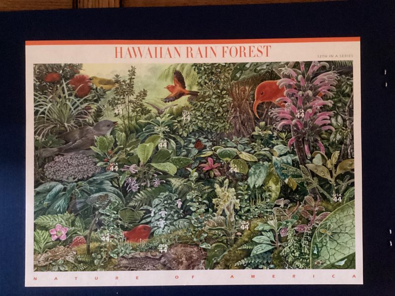 US Scott #4474 Hawaii RainForest 44c Sheet of 10 stamps MNH