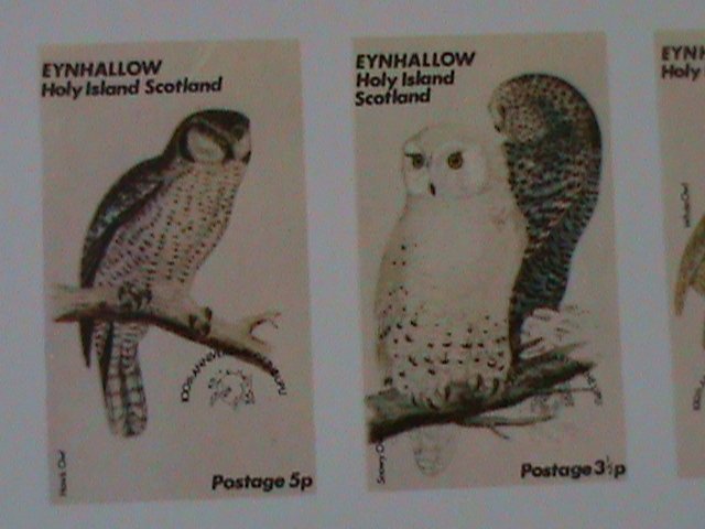 ​EYNHALLOW-LOVELY BIRDS- IMPERF-MNH S/S-VF EST $14-50% OFF PROMOTING PERIOD