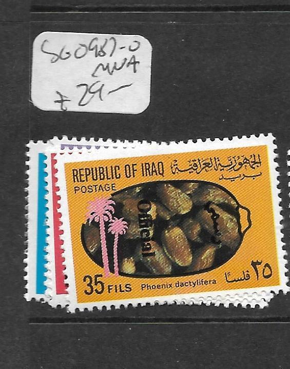 IRAQ (P1902BB) OFFICIAL  SG O987-90      MNH       