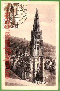 14893 - Germany BADEN - MAXIMUM CARD - architecture-