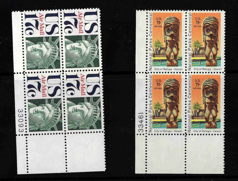 C81, C84 Mint,OG,NH... Plate Block of 4... SCV $2.90