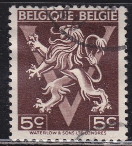 Belgium 322 Lion Rampant 1944