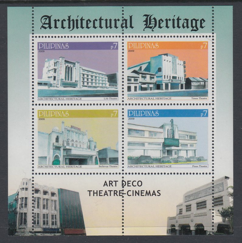 Philippines 3219 Architecture Souvenir Sheet MNH VF