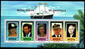 ANGUILLA SGMS944 1994 ROYAL VISITS MNH