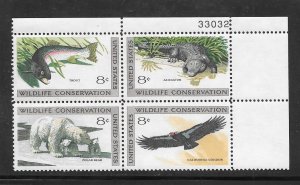 #1427-30 MNH Plate Block of 4