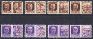 1944 Italian Social Republic, War Propaganda # 41/I-48/I - MNH**