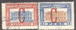 Paraguay, Scott #L1-L2, Used