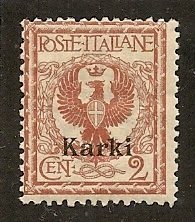 Italy Aegean Islands Calchi  Scott 1   Overprint   Unused