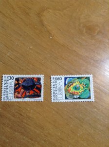 Liechtenstein  #  564-565  MNH