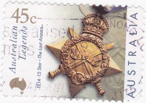 Australia 2000 - Aust Legends Anzacs   45c used