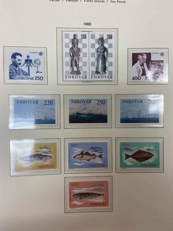 Collections For Sale, Faroe Is. (9253) 1975 thru 1991
