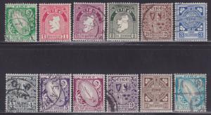 Ireland 106-117 VF-used set nice colors cv $ 60 ! see pic !