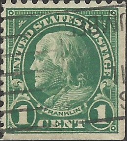 # 552 Used Deep Green Ben Franklin