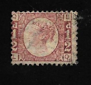 Great Britain 1870 - U - Plate #5 - Scott #58