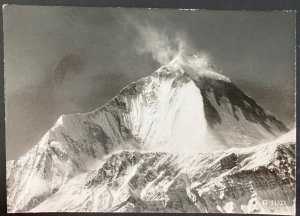 1960 Nepal RPPC Postcard Cover To Switzerland Swiss Mt Everest Expedition