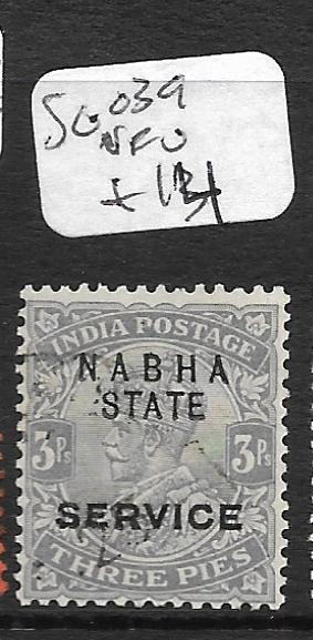 INDIA NABHA (P2609B)  KGV 3P SERVIICE SG O39  VFU