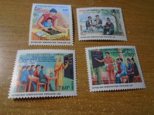 Laos  #  1005-08  MNH
