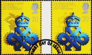 Great Britain. 1990 20p(Pair). S.G.1497/1498. Fine Used