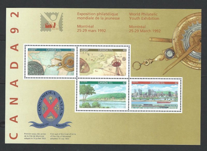 Canada souvenir sheet mnh sc # 1407a