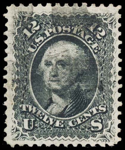 U.S. 1867 GRILLED ISSUES 90  Used (ID # 102238)