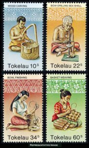 Tokelau Scott 81-84 Mint never hinged.