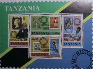 TANZANIA-1979-SC#144a CENTENARY-DEATH OF SIR ROWLAND HILL  MNH-S/S-VERY FINE