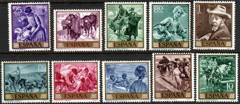 Spain Sc #1215-1224 MNH