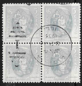 US #796 5c Virginia Dare & Parents