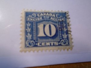 Canada Revenue Stamp  van Dam  #  FX71  used