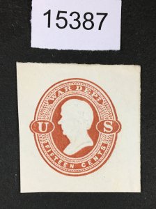 MOMEN: US STAMPS  # UO27 UNUSED NO GUM $125 LOT #15387