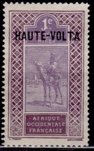 Upper Volta, 1920, Haute-Volta overprint, 1c, Mint-no gum