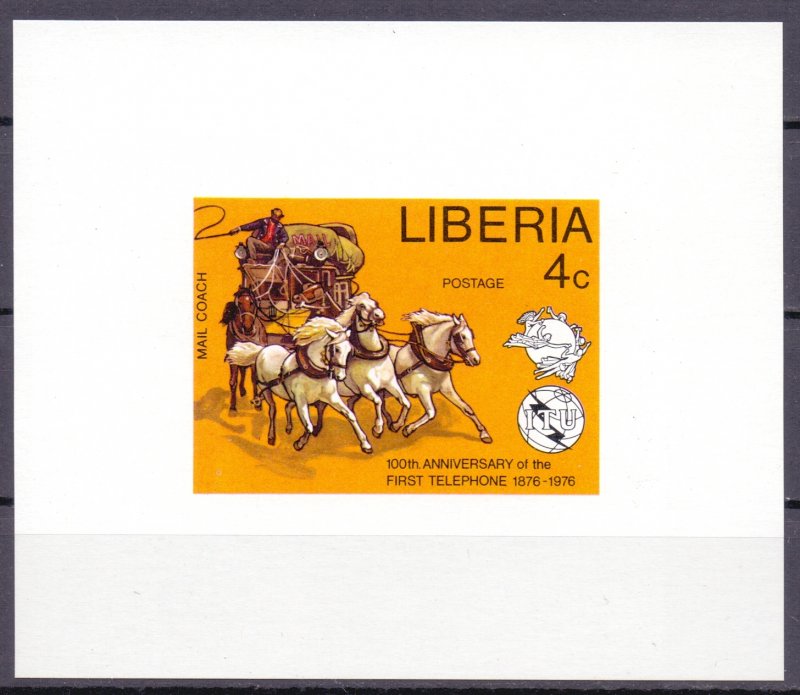 Liberia. 1976. lb998. Horses. MNH.