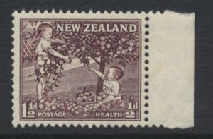 New Zealand SG 755  SC# B49   MNH  Health    Fruit 1956 see details and Scans