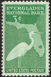 # 952 MINT NEVER HINGED EVERGLADES NATIONAL PARK