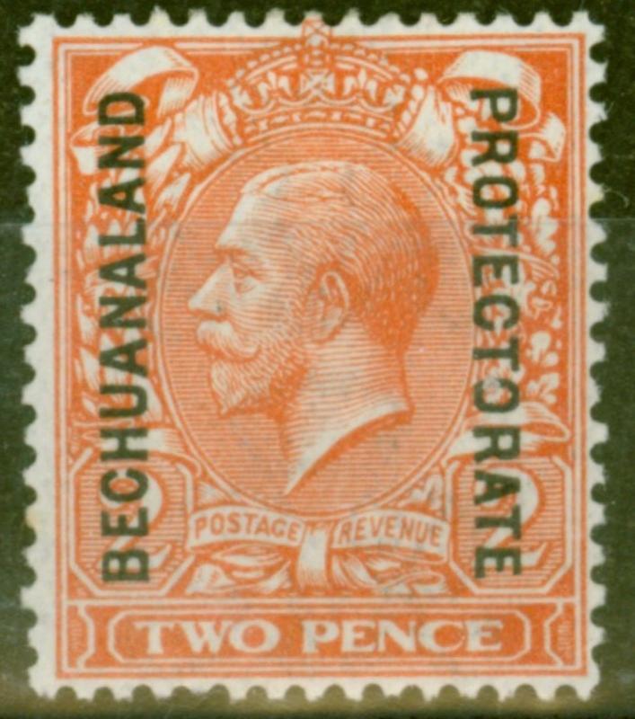 Bechuanaland 1921 2d Orange SG76a Die I Fine Lightly Mtd Mint