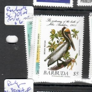 BARBUDA  (PP1907B) BIRD STAMP  SC 701-4        MNH 