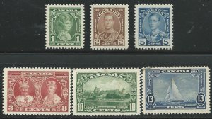 Canada  211-216  MNH