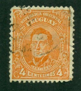 Uruguay 1914 #204 U  SCV (2024) = $0.25