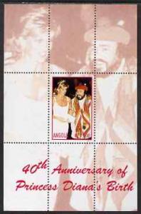Angola 2002 40th Anniversary of Birth of Princess Diana p...