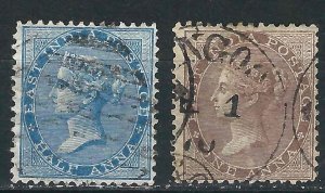 India 11-12 SG 37-38 Used F/VF 1885 SCV $10.50