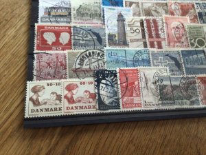 Denmark mounted mint or used stamps  A12357