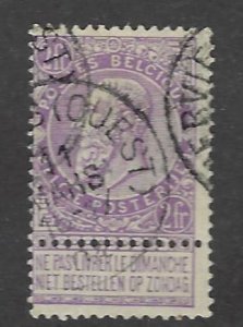 Belgium SC#75 Used F-VF SCV$13.50...Great Spot(s)!