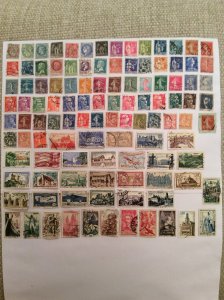 France 100+ stamps - Lot G