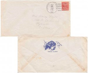 United States Military 6c Adams Prexie 1941 Seattle (N. Air Sta.) Kodiak, Ala...