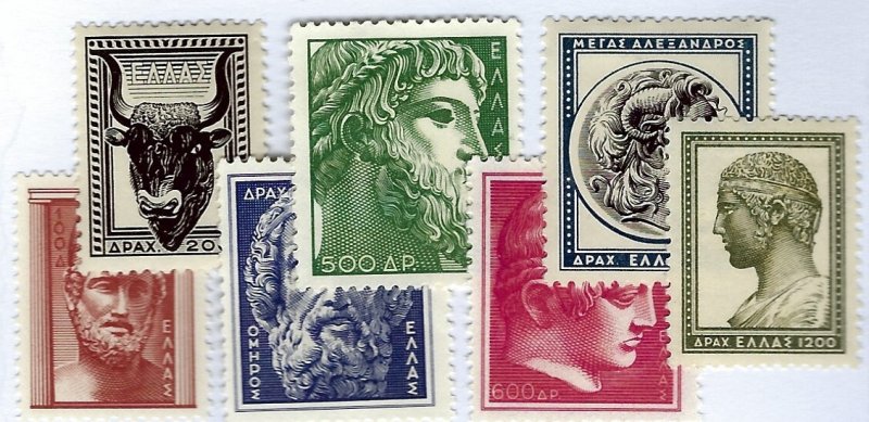 Greece SC#556-562 Mint F-VF...Worth checking out!